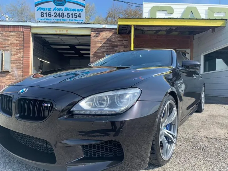 Black coupe - exterior after detailing