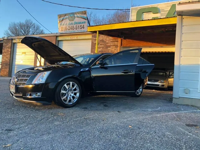 Black car - exterior after detailing