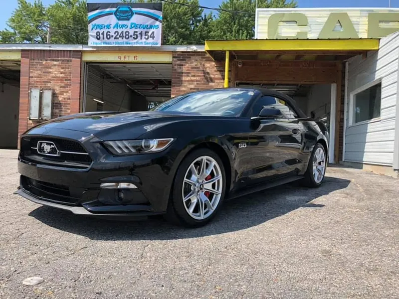 Black SUV - exterior after detailing