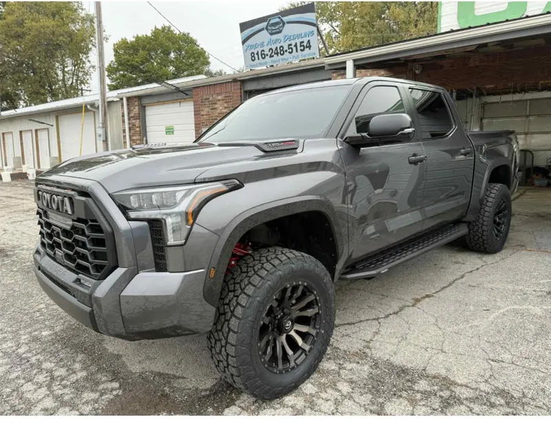 Gray pickup truck - exterior after detailing