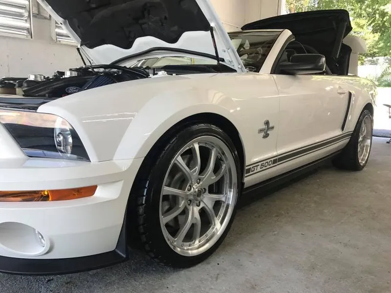 White coupe - exterior after detailing