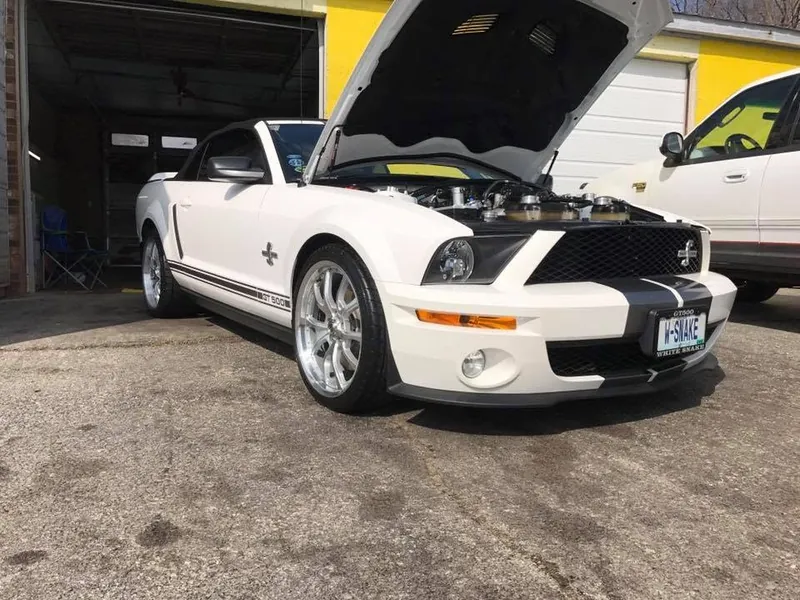 White coupe - exterior after detailing