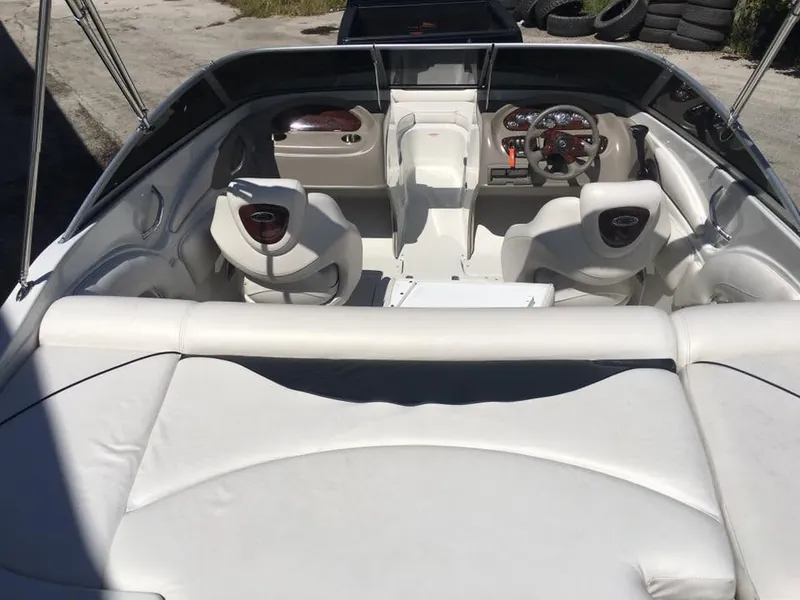 White boat - interior detail
