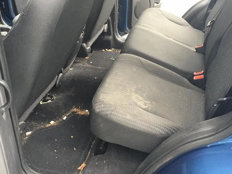 Gray SUV - interior detail