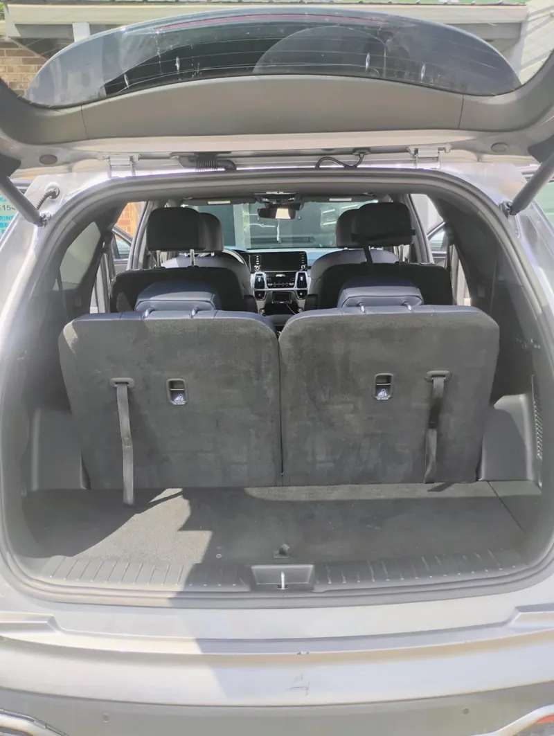 Gray SUV - interior detail