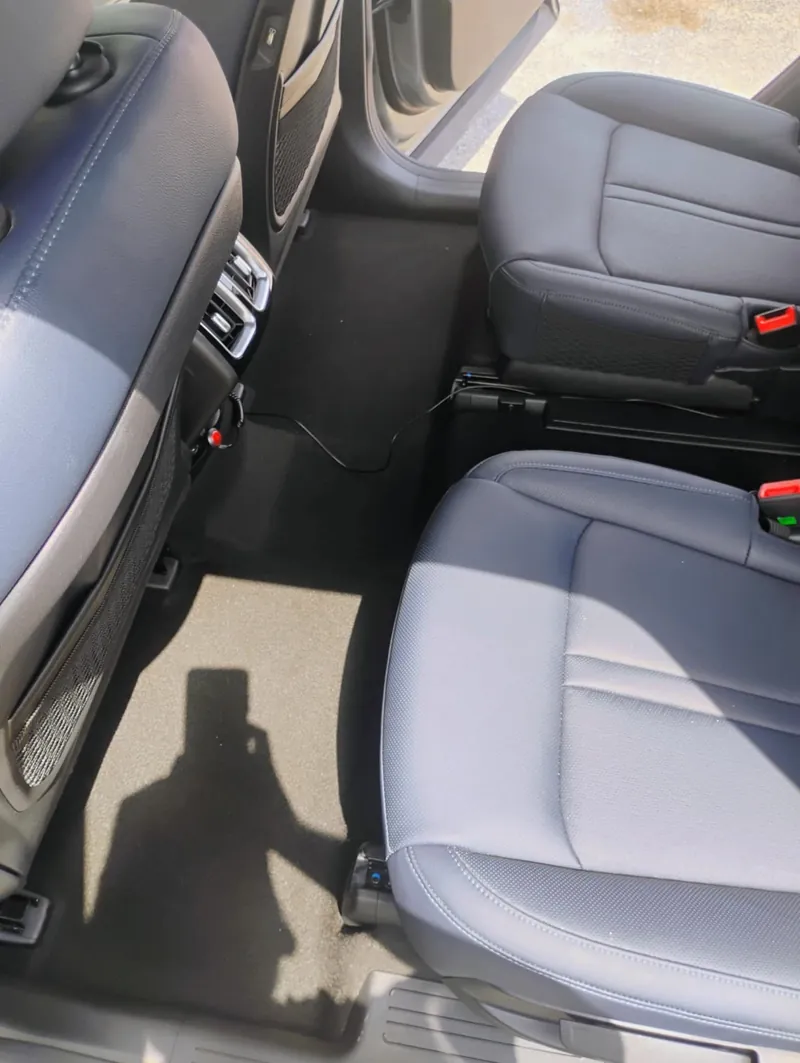 Gray SUV - interior detail