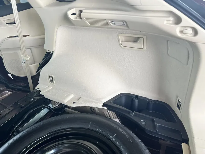 Beige SUV interior - full floor teardown for deep-clean detail