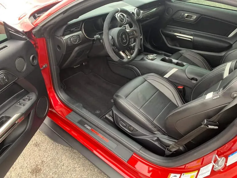 Red coupe - interior detail