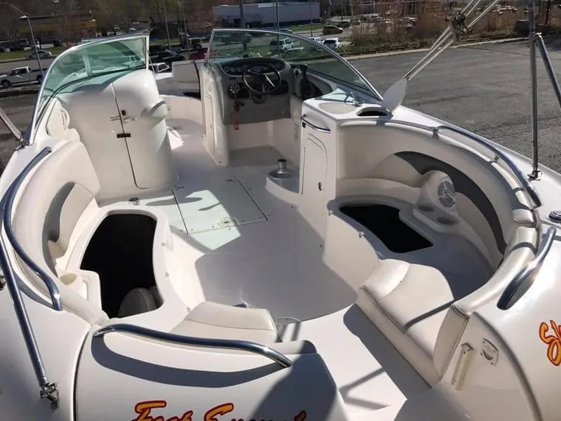 White boat (interior) - interior detail